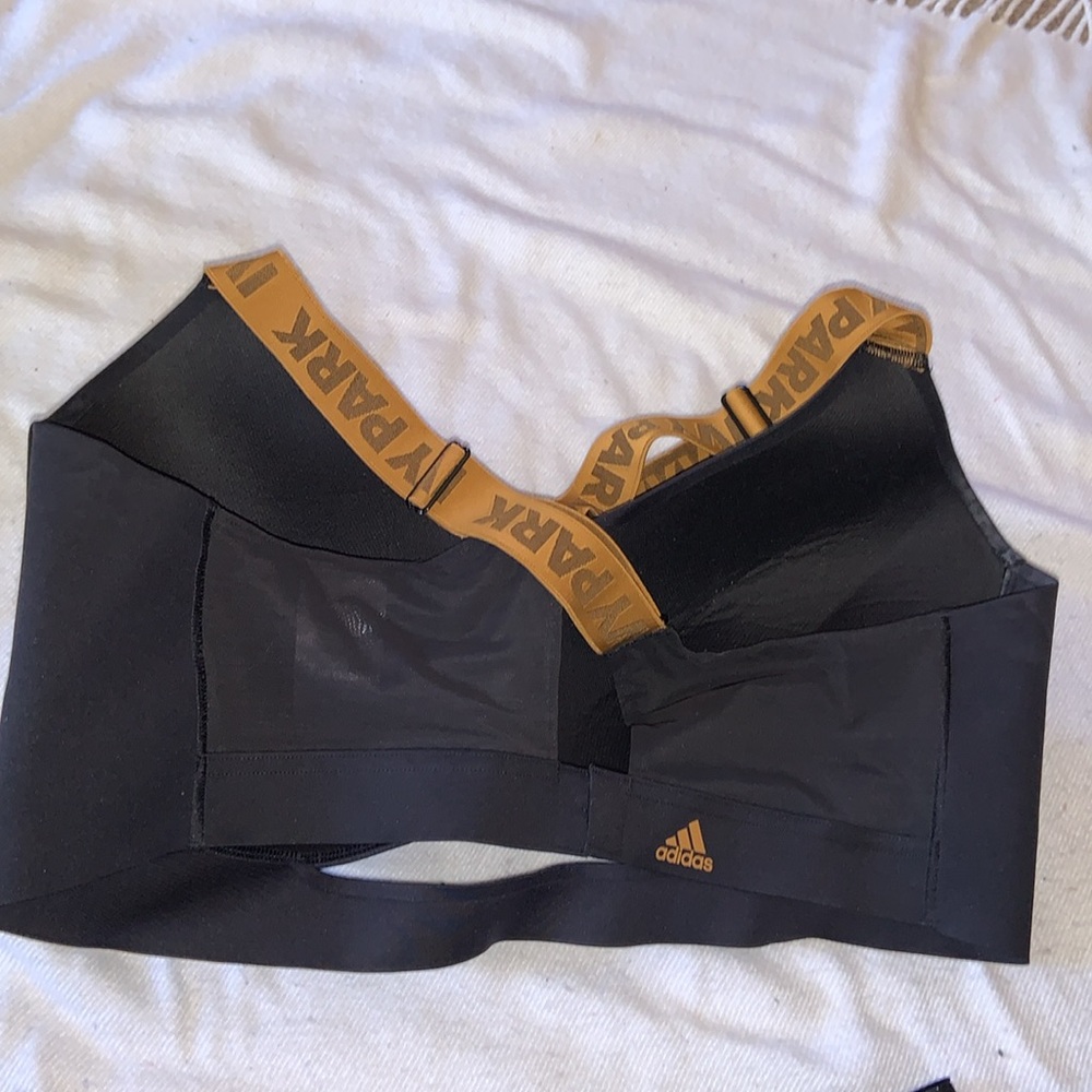 Ivy Park Beyoncé Adidas black gold sports bra 2X AND athletic shorts 3X DRIP 2.2 - Picture 10 of 16